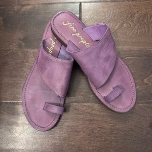 Free People Sant Antoni Lilac Slides
